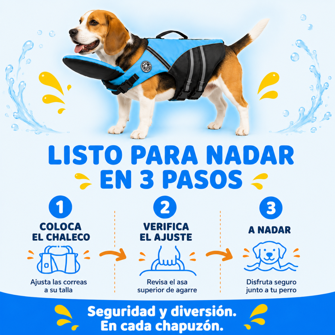 Chaleco Salva Vidas Para Perro
