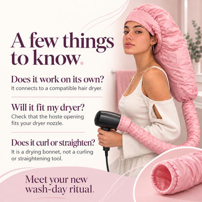 Hands-Free Hair Drying Bonnet